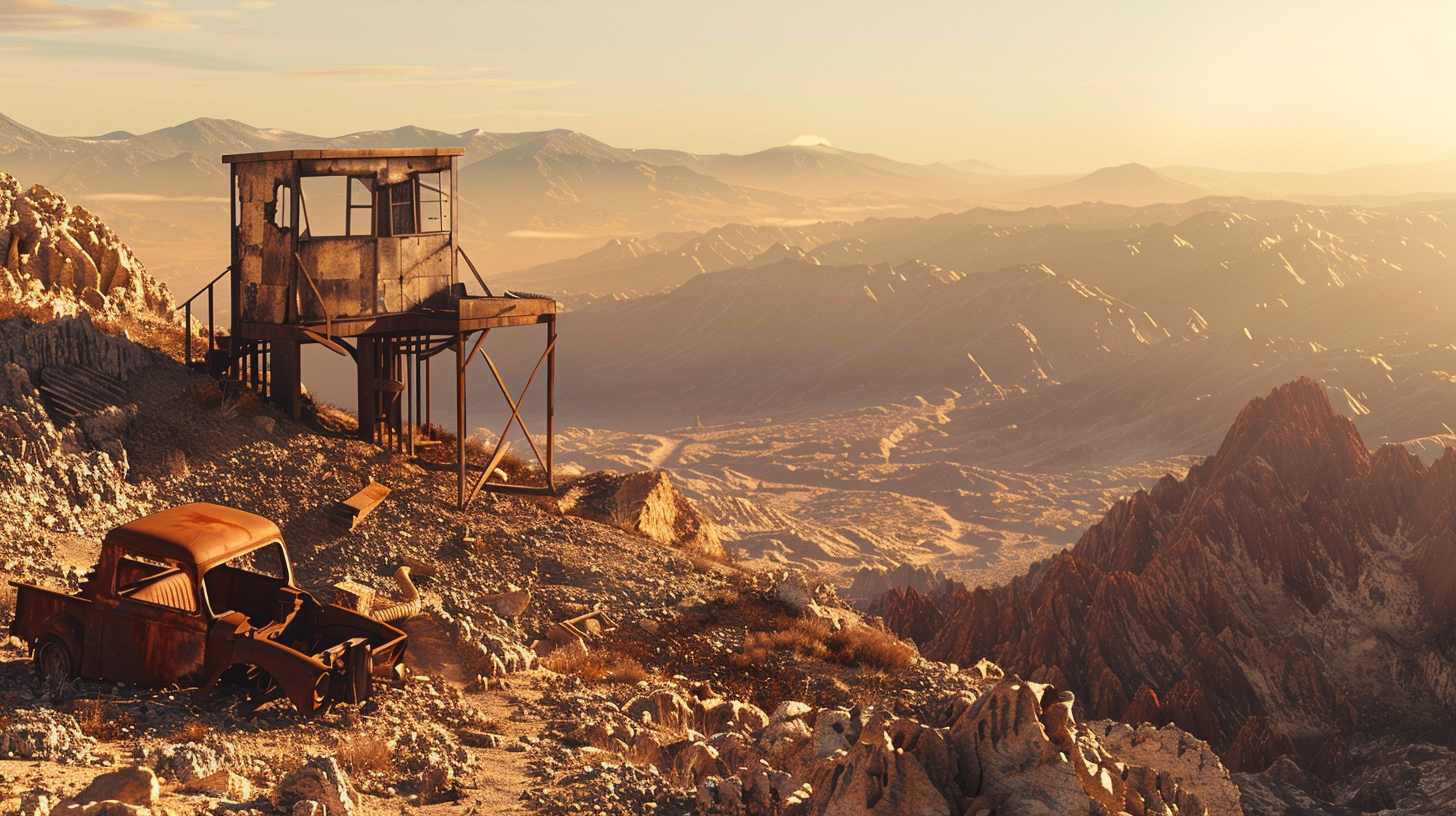 Afghanistan — abandoned outpost